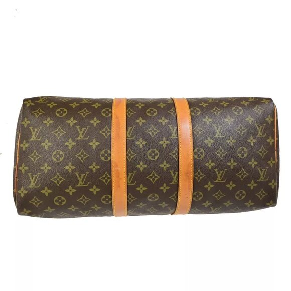 AUTHENTICITY GUARANTEED LOUIS VUITTON Keepall Travel Hand Bag Monogram - Picture 5 of 14